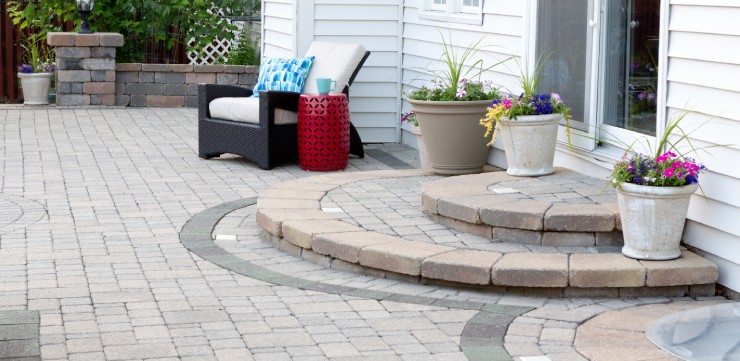 professional landscaping contractors for patios in Olean, NY