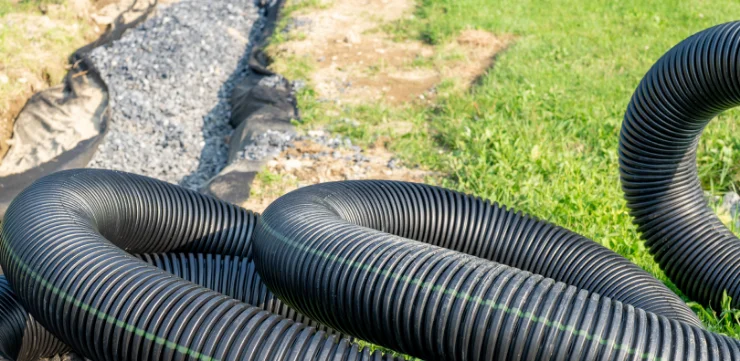 french drain warning signs
